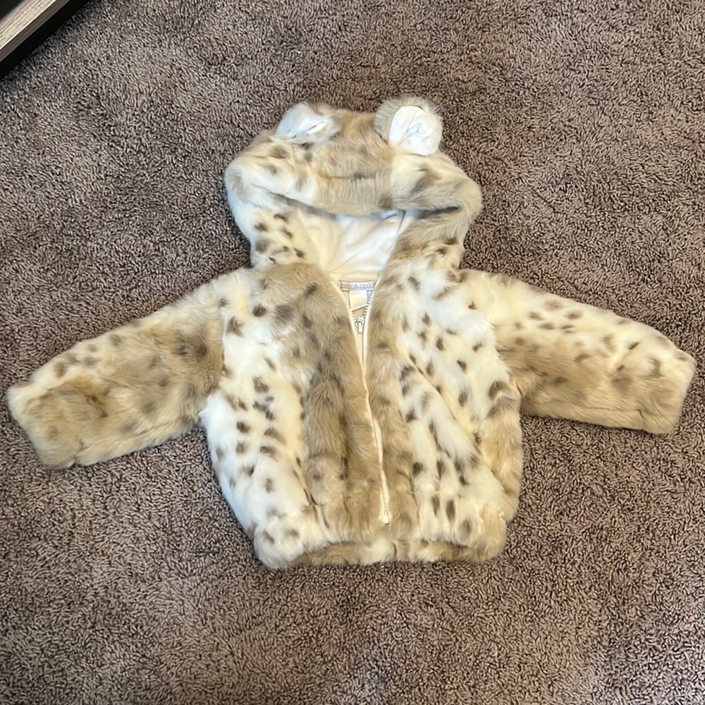 Restoration Hardware RH Baby Snow Leopard Jacket